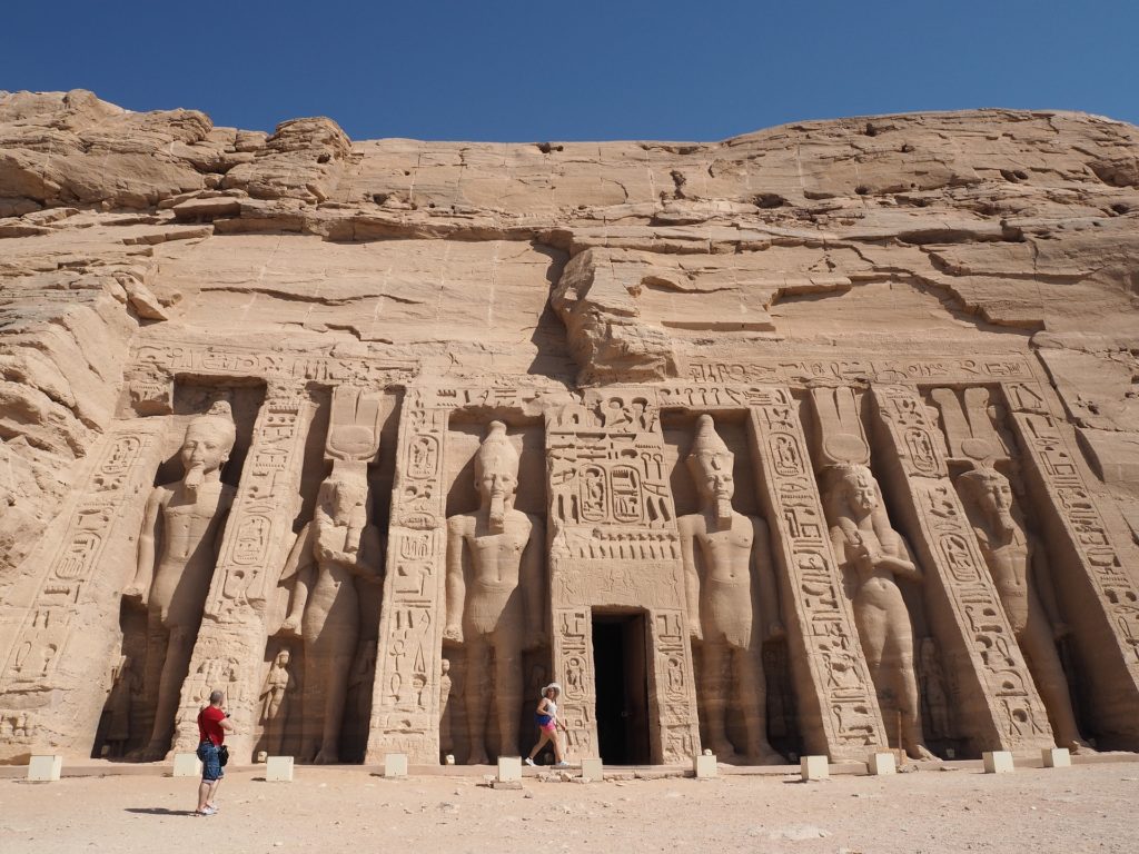 The spectacular Abu Simbel Temple