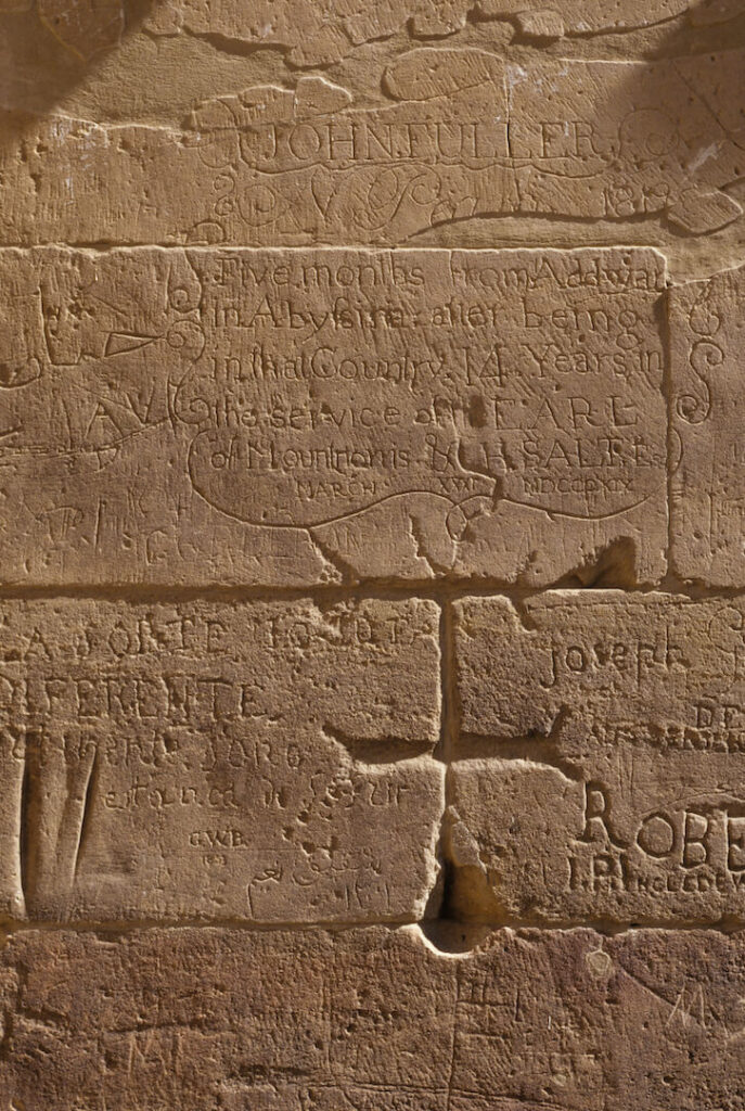 Ancient Hieroglyphics writing