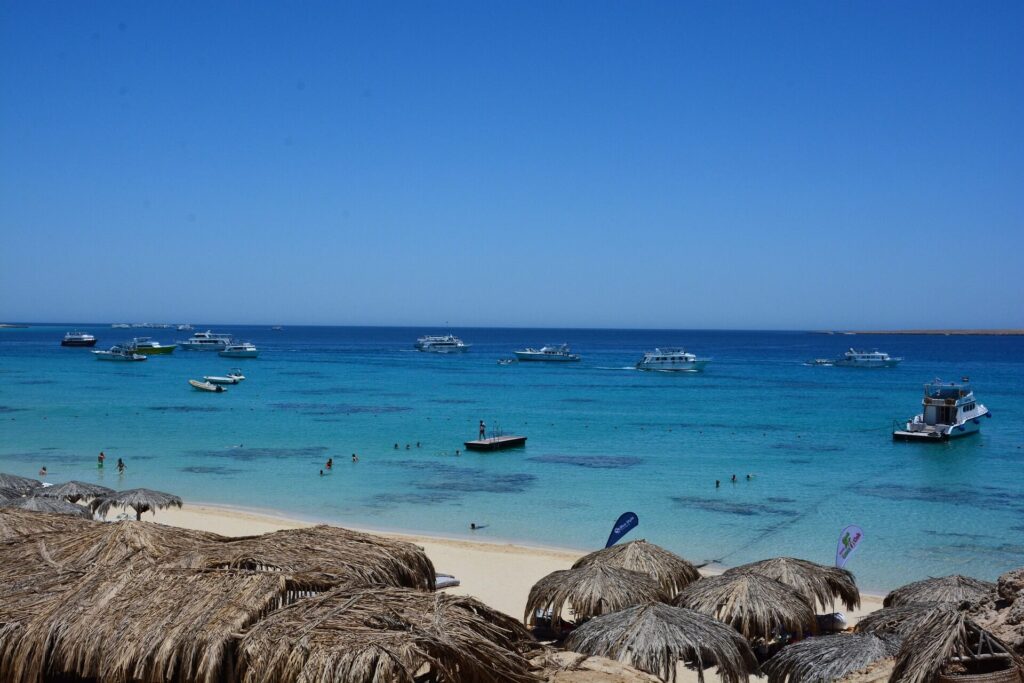 Egypt sandy beach